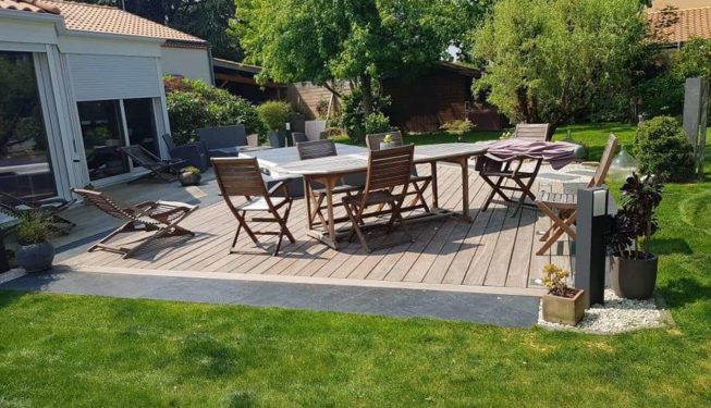 terrasse saint léger les vignes réalisé par papyrus paysage