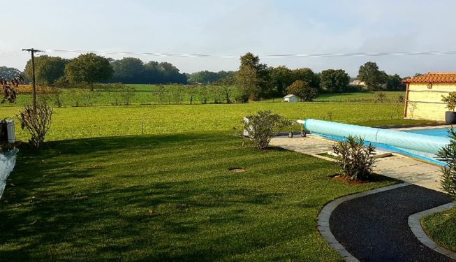 Gazon placage Saint-Léger-Les-Vignes réalisé par papyrus paysage